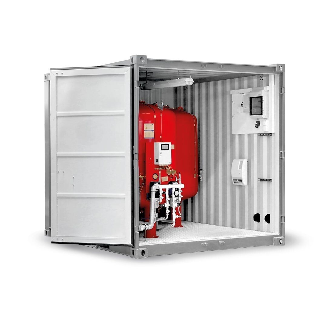 Mobile Druckhaltestation - Entgasungssystem | © ENERENT